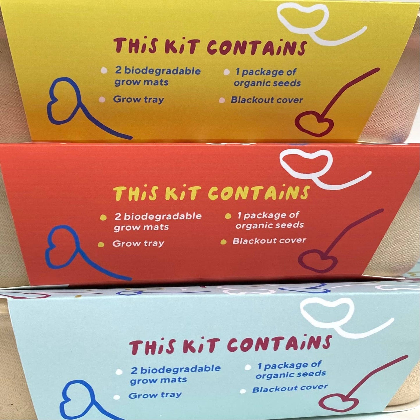 Windowsill Salad Kit: ORGANIC Purple Broccoli